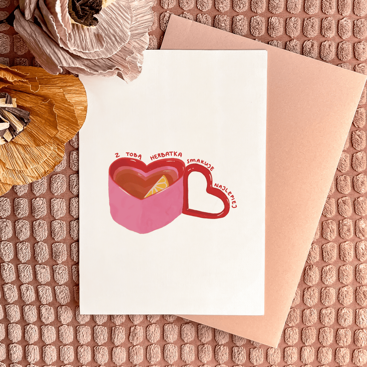 Kartka Kawa/ Herbatka z Tobą - Rysunkografia