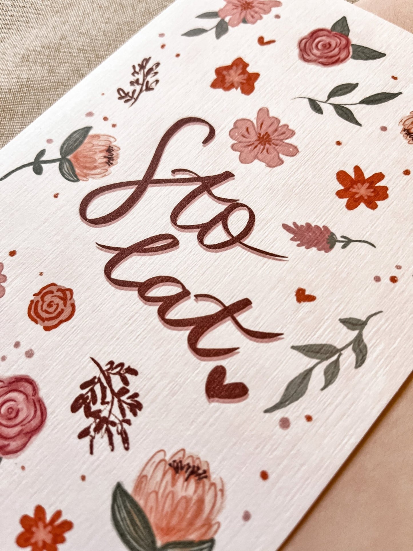 Kwiatowa Kartka Urodzinowa Sto Lat - Rysunkografia