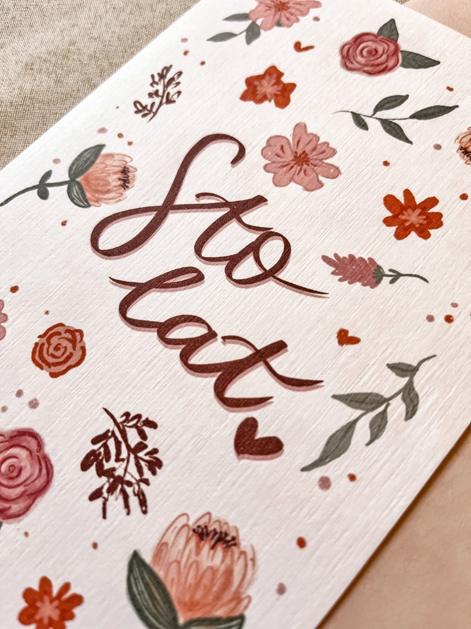 Kwiatowa Kartka Urodzinowa Sto Lat - Rysunkografia