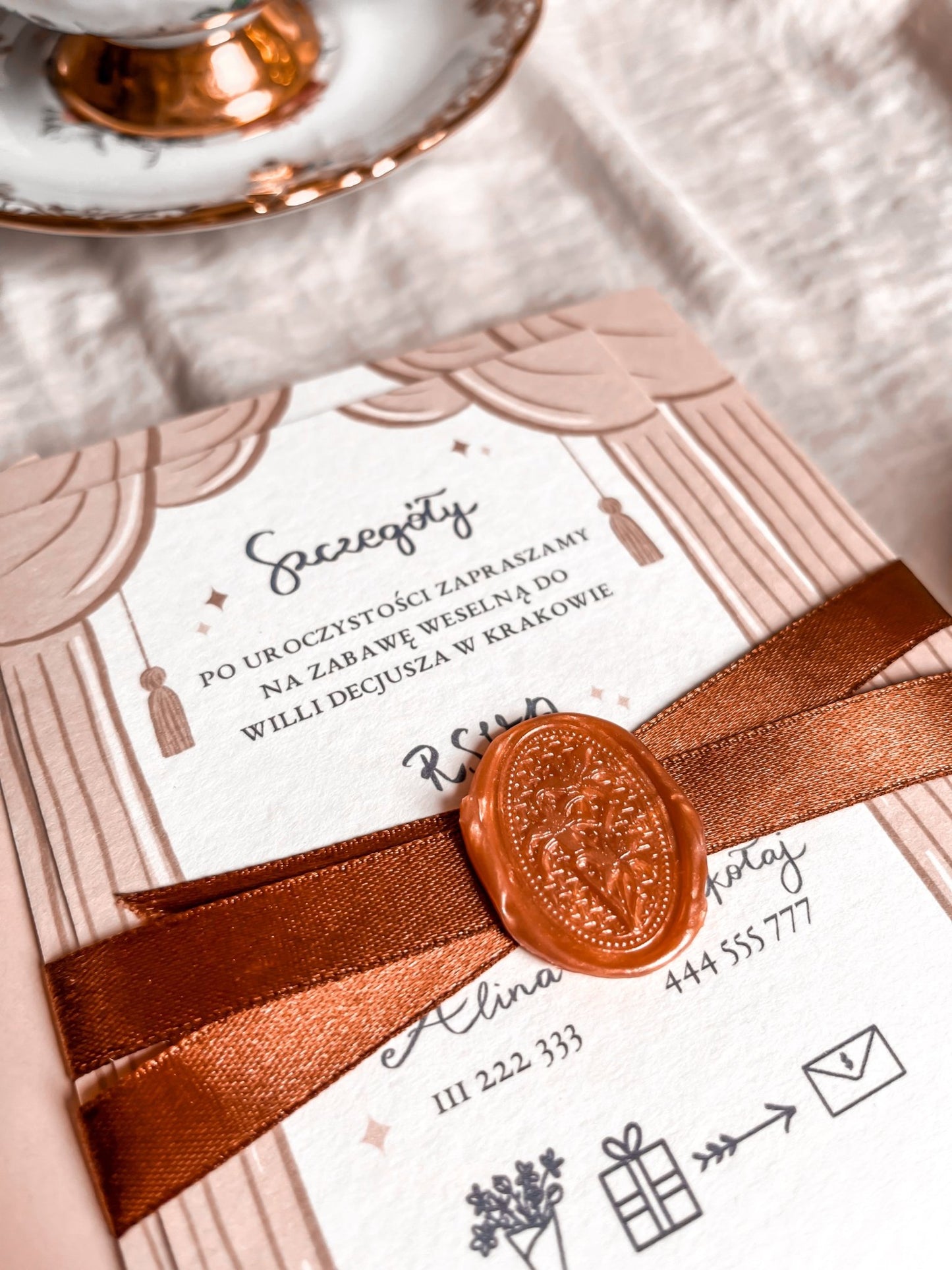 Zaproszenie Ślubne Sztuka Miłości - Rysunkografia