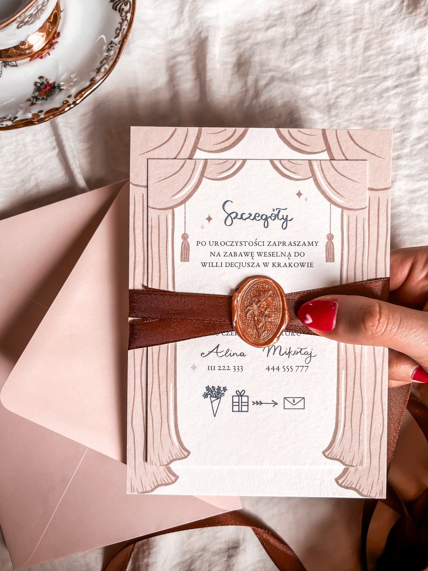 Zaproszenie Ślubne Sztuka Miłości - Rysunkografia