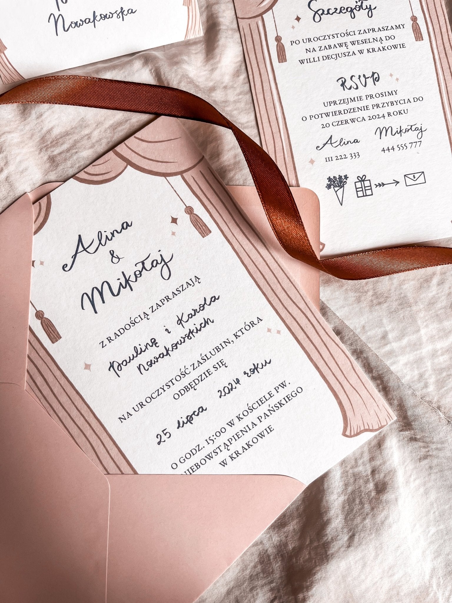 Zaproszenie Ślubne Sztuka Miłości - Rysunkografia